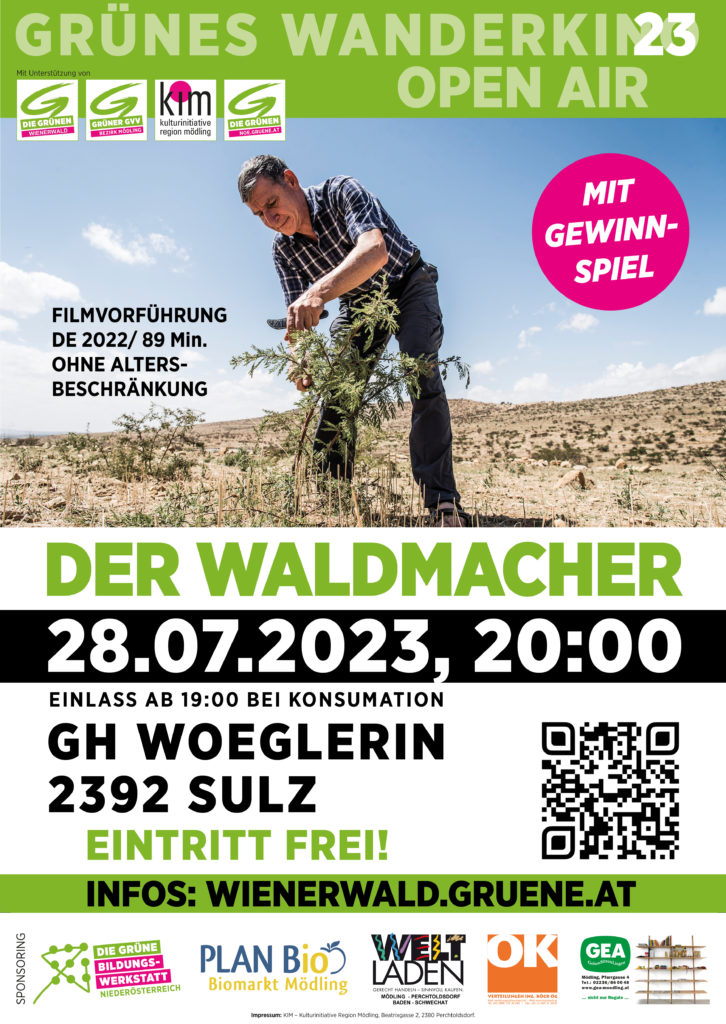 Der Waldmacher - Grünes Wanderkino 2023